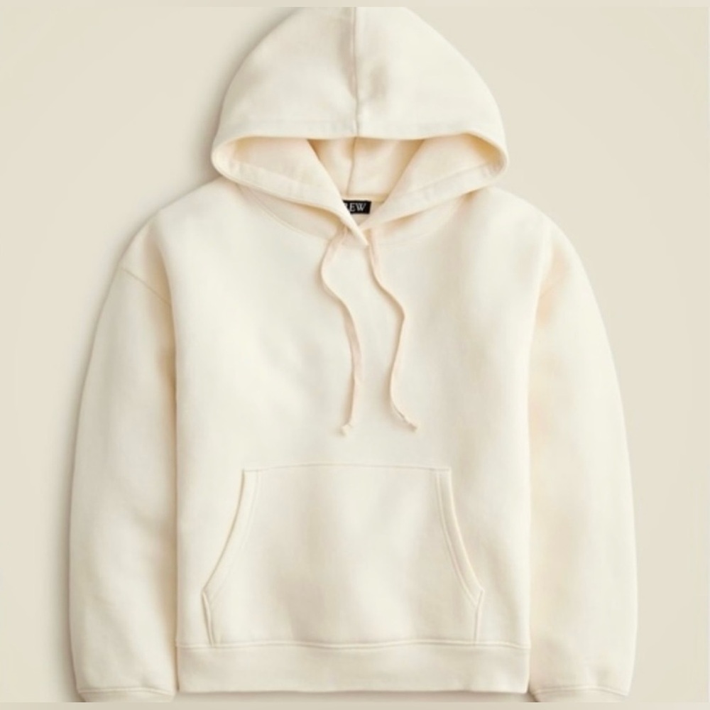 J. Crew Ivory Heritage Fleece Sweatshirt